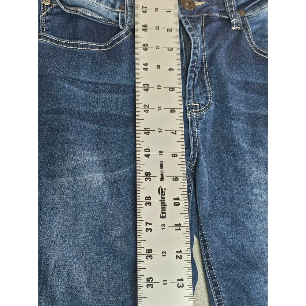 Hudson Womens Skinny Jeans Medium Wash Denim Blue Size 16 DN Stretch RN140977 - Picture 6 of 15
